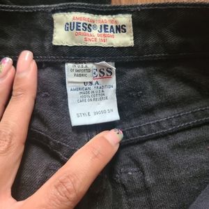 Vintage Guess Jeans Black 90s High Waisted Mom Jeans